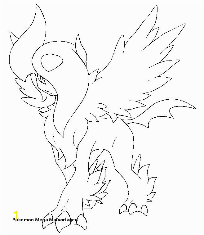 Coloring Pages Mega Evolved Pokemon Drawing