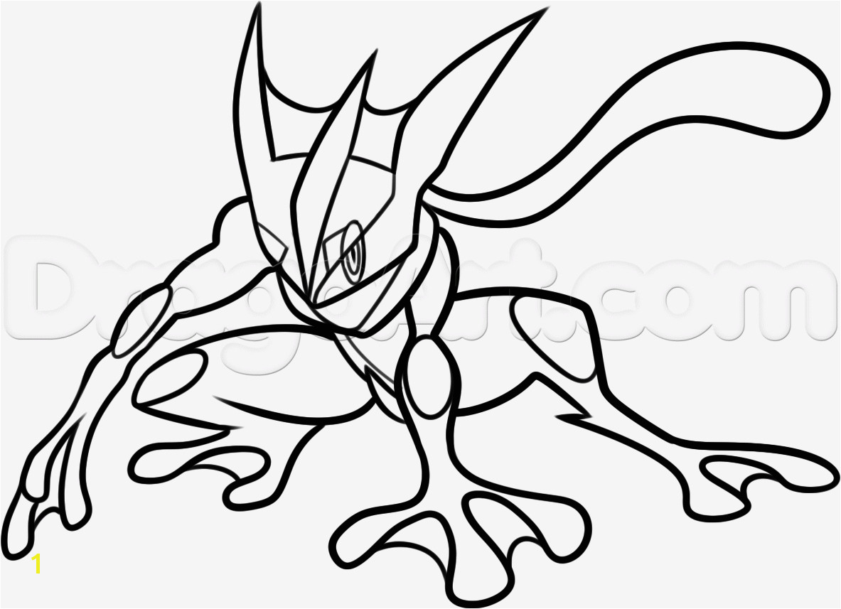 Coloriage Pokemon Amphinobi Cool How to Draw Greninja Step by Step Pokemon Characters Anime Draw