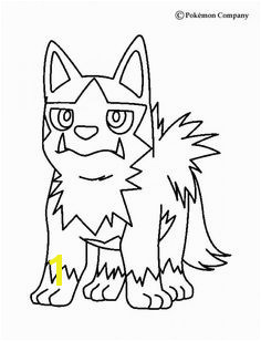 Poochyena Pokemon coloring page Now you can color online this Poochyena Pokemon coloring page and save it to your