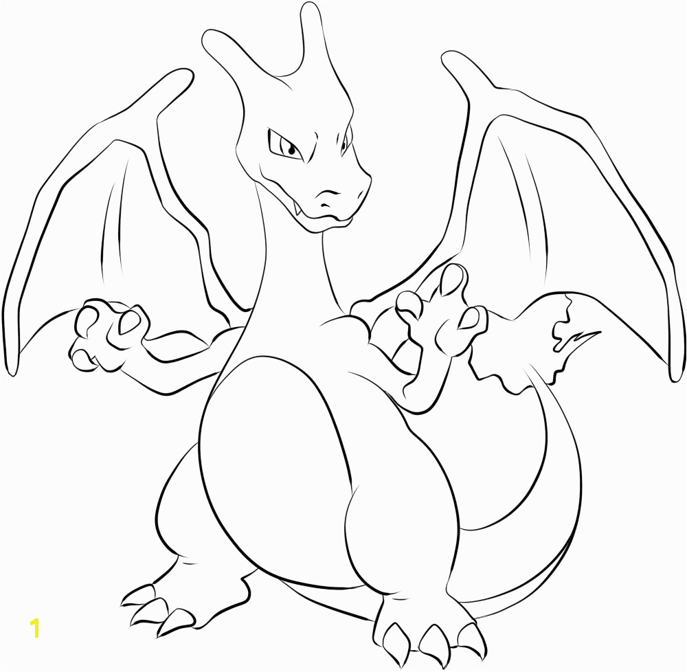 Pokemon Printable Coloring Pages Charizard 006 Charizard Pokemon Kleurplaat Pokemon