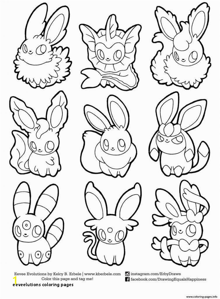 21 Elegant Eeveelutions Coloring Pages Concept