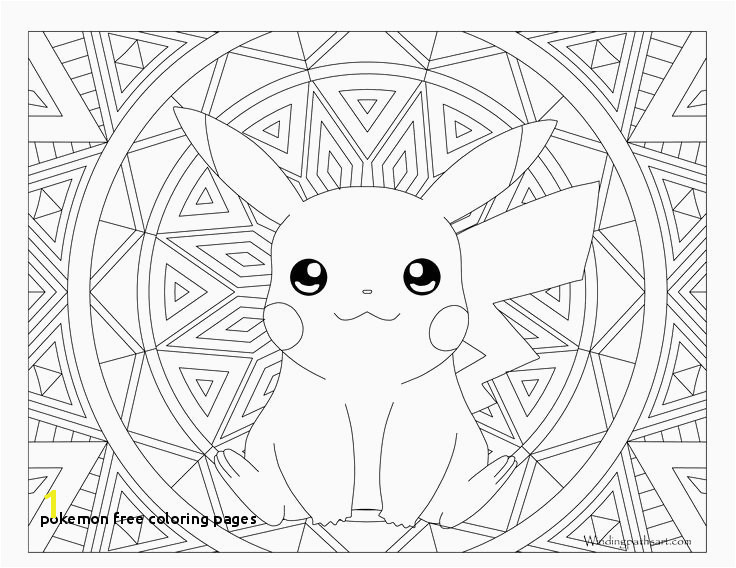 Pokemon Printable Coloring Pages Pikachu 29 Pokemon Free Coloring Pages