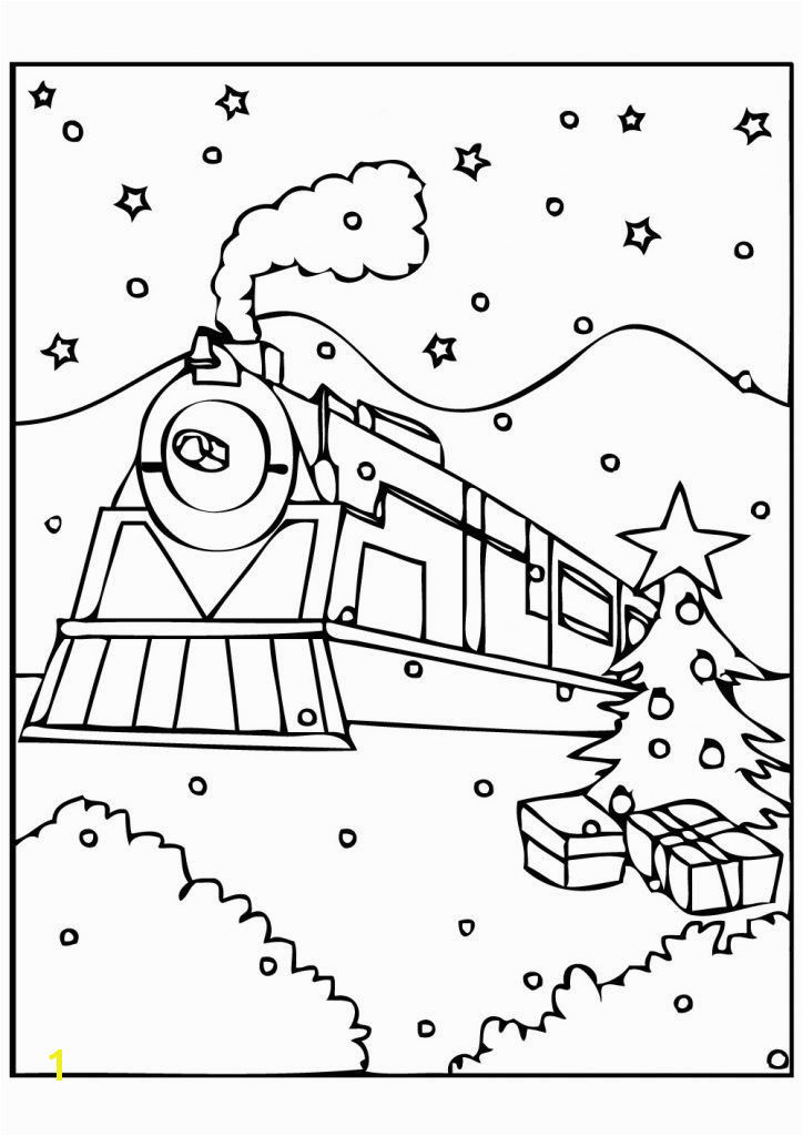 Polar Express Coloring Pages