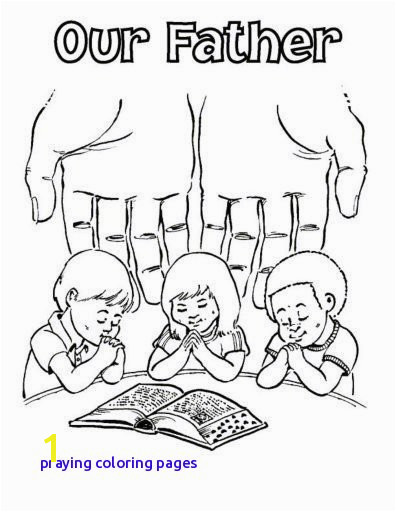 Free Lord S Prayer Coloring Pages for Children and Parents Praying Coloring Pages Fox Coloring