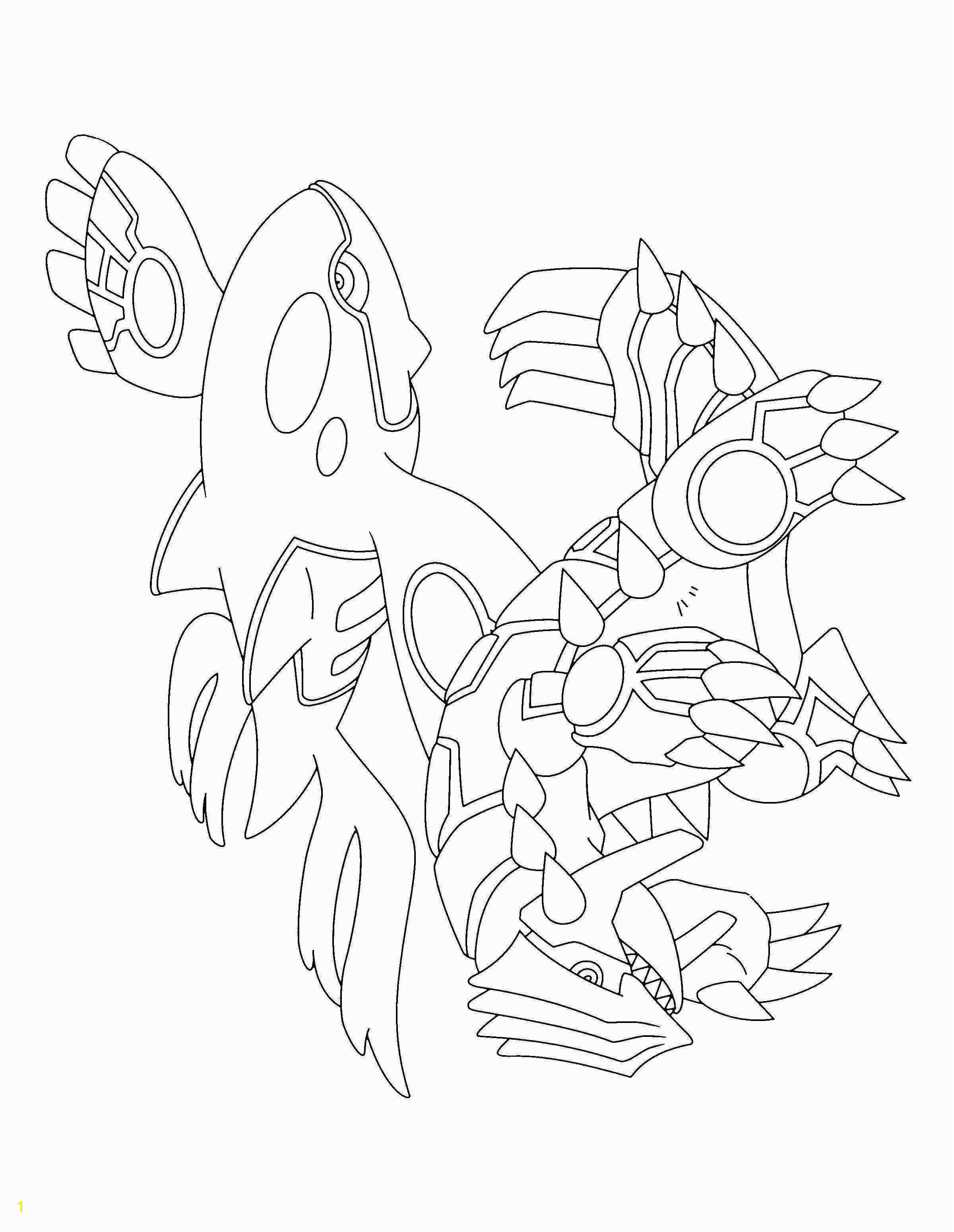 Coloriage Pokemon Groudon Awesome Kyogre Coloring Pages Mega Printable Legendary Colouring Pokemon