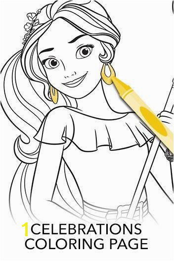 Elena Avalor Inspiration Princess Elena Coloring Pages