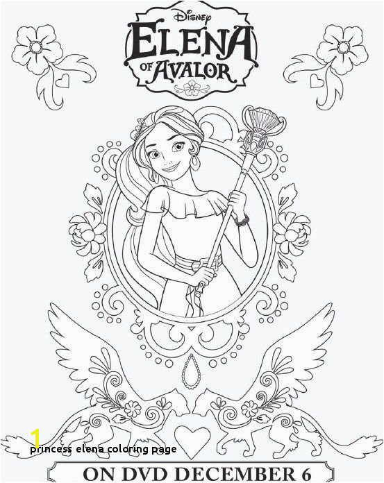 Elena Coloring Pages Printable Coloring Page