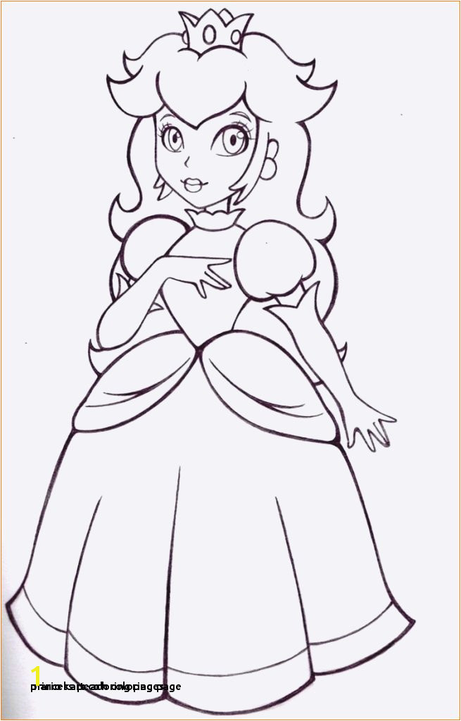 Mario Kart Coloring Pages Princess Peach Coloring Page Mario Kart Coloring Pages Baby Princess