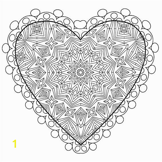 An intricate Valentine s Day coloring page Coloring Book