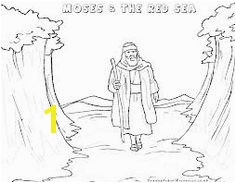 moses parts the sea craft Google Search Preschool Coloring Pages Bible Coloring Pages