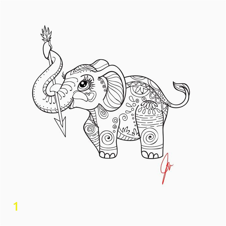 Elephant Coloring Pages Awesome Elephant Coloring Pages Printable Unique Elephant for Coloring Color Elephant Coloring