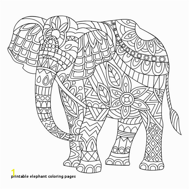 Elephants Coloring Pages Color Page New Children Colouring 0d