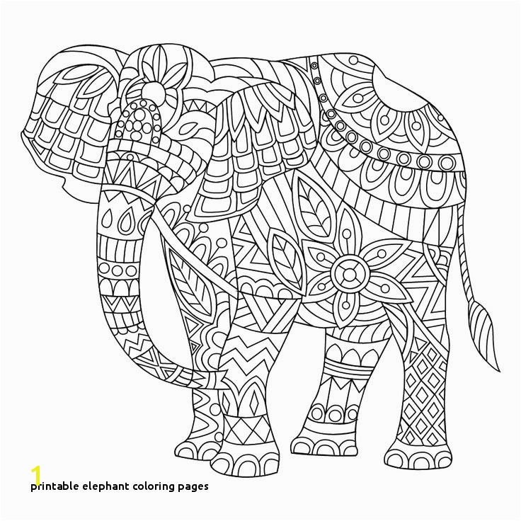 Elephants Coloring Pages Color Page New Children Colouring 0d