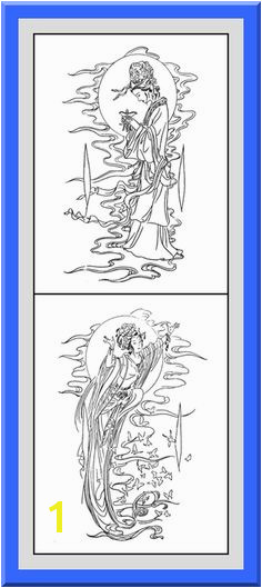 Printable Geisha Coloring Pages 30 High definition coloring pages black outlines with colored examples