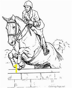 Jumping horse to color These free printable horse coloring sheets of horses to color are fun for kids