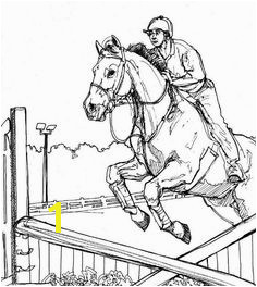 Printable Horse Jumping Coloring Pages 60 Best Color Horses Petition Images