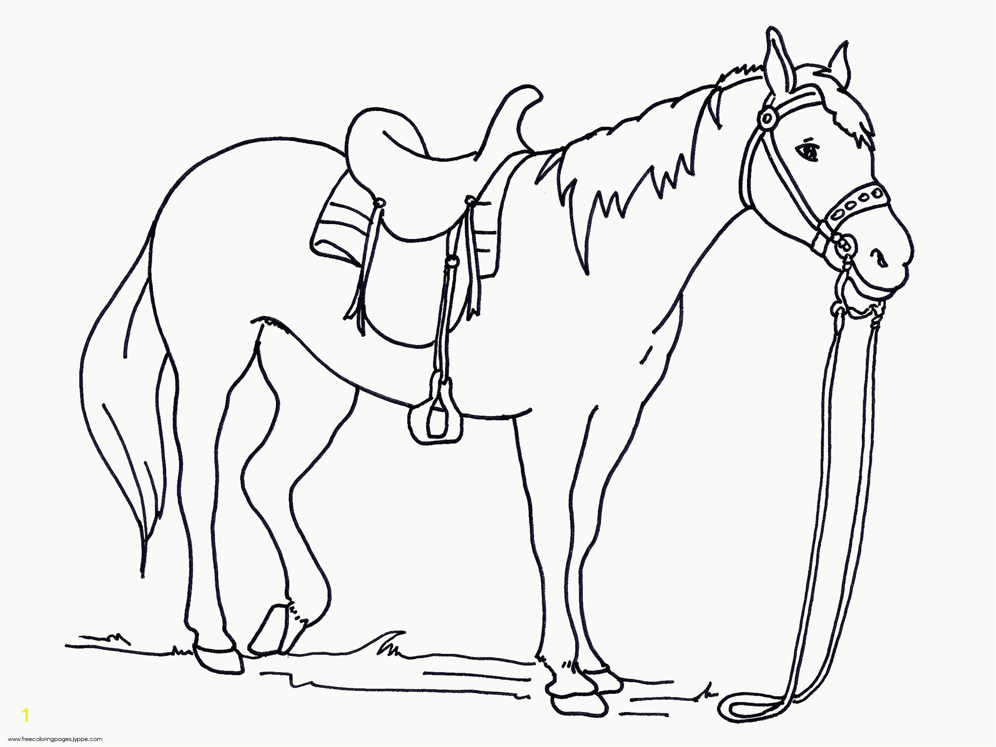 Printable Horse Jumping Coloring Pages Big Printable Coloring Pages Horses Coloring Pages for All Ages