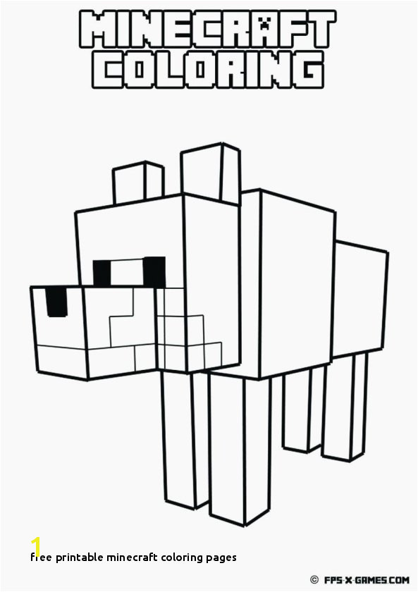 Free Printable Minecraft Coloring Pages Awesome Cat Coloring Pages Free Printable Awesome Best Od Dog