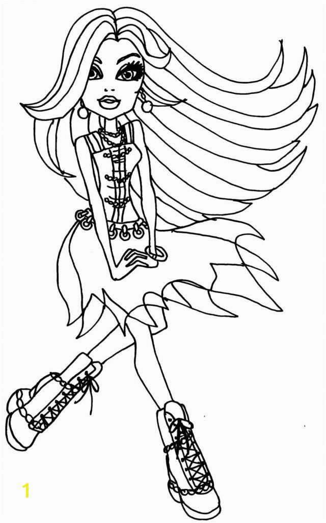Printable Monster High Coloring Pages Free Printable Monster High Coloring Pages for Kids