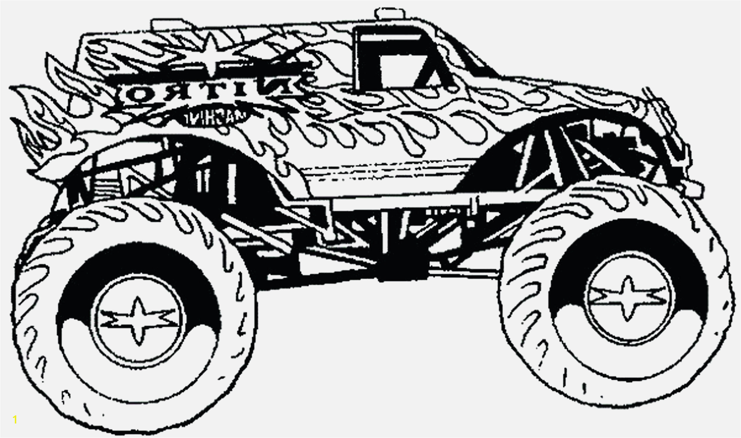 Coloring Pages Monster Trucks Printable Coloring Pages Monster Truck Coloring Sheet
