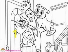 Puppy Dog Pals Coloring Page Bob Bingo and Rolly Rainbow Playhouse Coloring Pages for