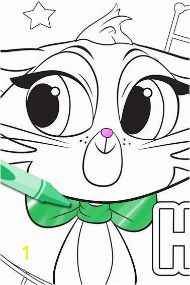 Bingo and Hissy Coloring Page Puppy Dog Pals – Hissy