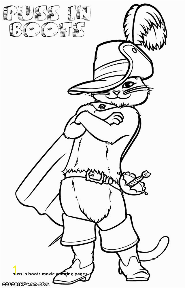 Puss In Boots Movie Coloring Pages 24 Puss In Boots Movie Coloring Pages