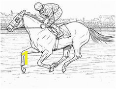 Race Horse Coloring Pages Printable 371 Best Horse Lover Coloring Pages Images On Pinterest In 2018