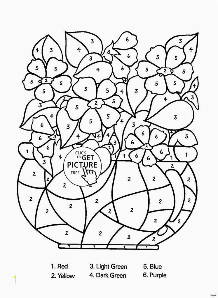 Raiders Coloring Pages Luxury Vases Flower Vase Coloring Page Pages Flowers In A top I 0d