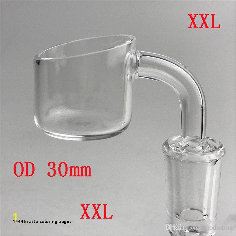 XXL Quartz Banger Nail Honey Bucket with 30mm OD 2mm Thick Wall 10mm