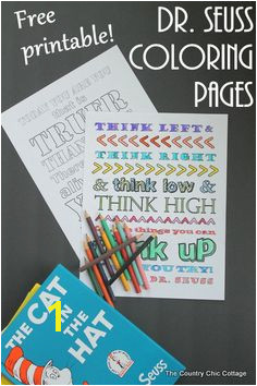 Dr Seuss Coloring Pages free printables