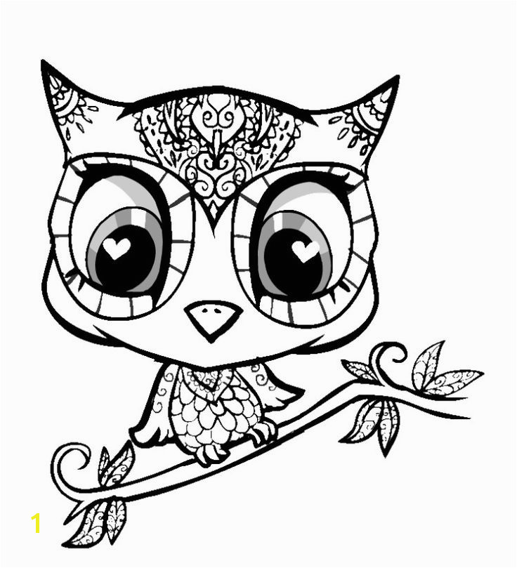 Realistic Owl Coloring Pages Cute Baby Animals Coloring Pages Az Coloring Pages