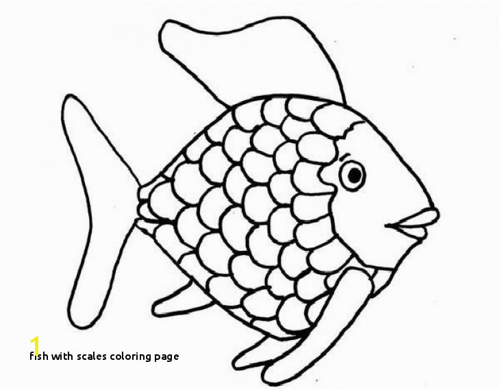 Everfreecoloring Fish with Scales Coloring Page Kids Printable Rainbow Fish Coloring Page Free