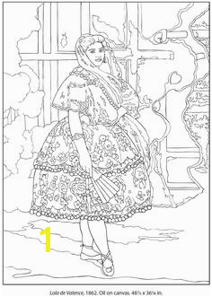 Dover Masterworks Color Your Own MANET Paintings § Coloring Page 1 § Wel e to Dover