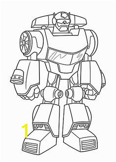 Chase bot coloring pages for kids printable free Rescue bots Chase Rescue Bot