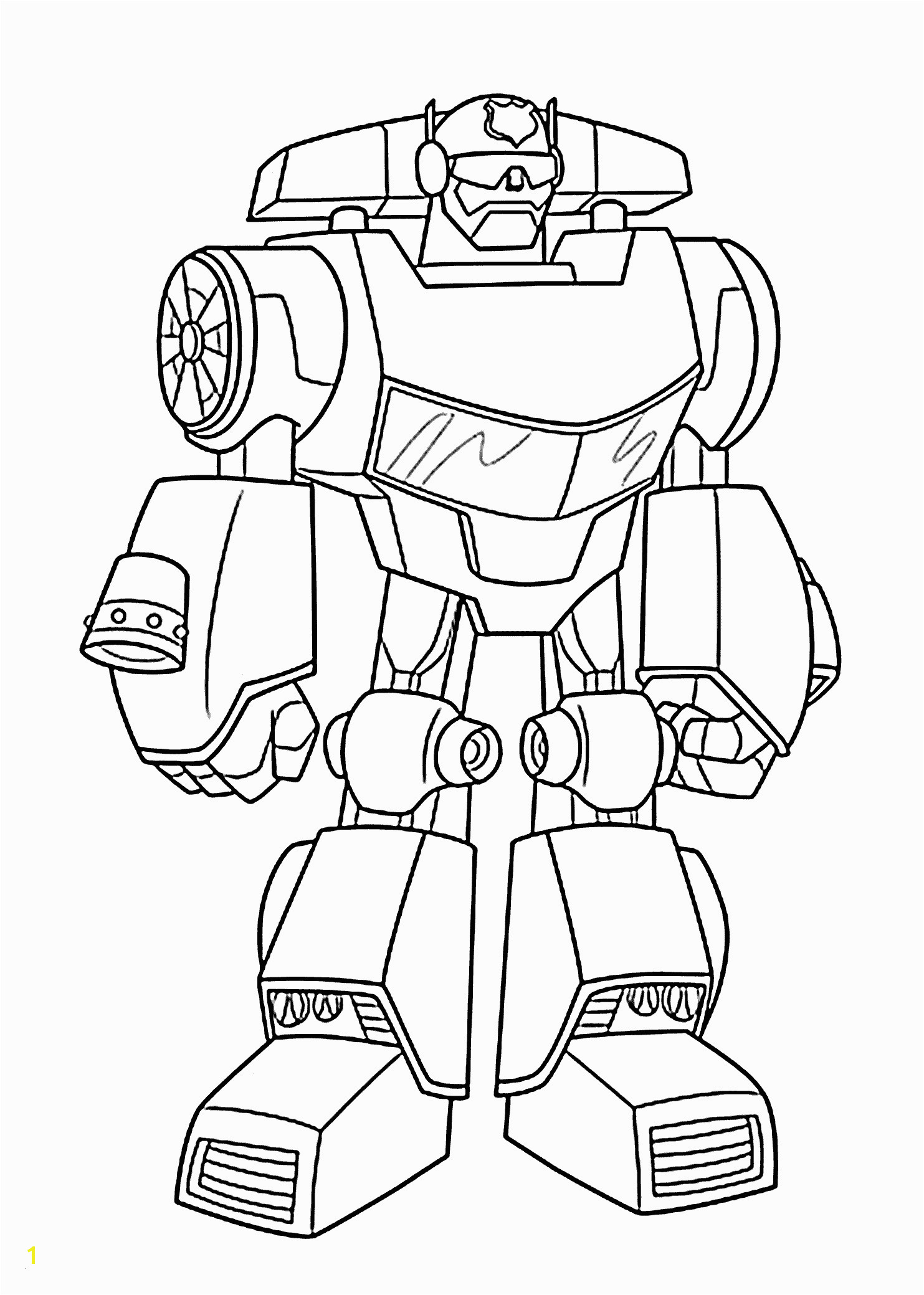 Rescue Bot Coloring Pages