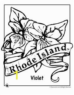 State Flower Coloring Pages Rhode Island State Flower Coloring Page – Classroom Jr Flower Coloring