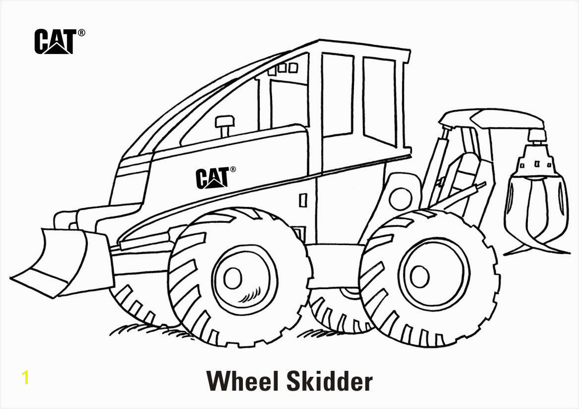 Road Grader Coloring Pages Caterpillar