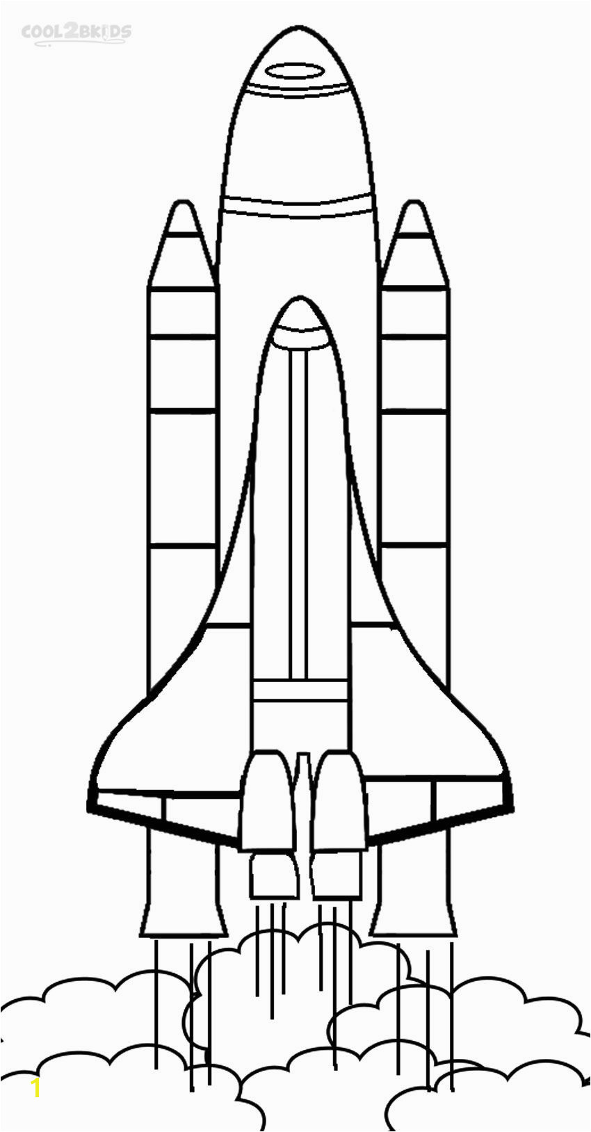 Printable Rocket Ship Coloring Pages For Kids