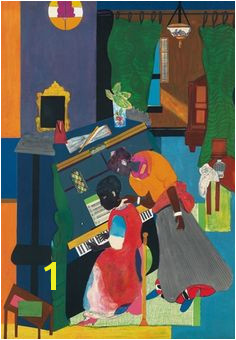 Romare Bearden Homage to Mary Lou The Piano African American Artist