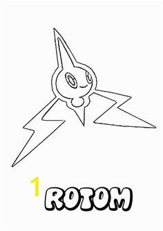 Rotom Pokemon coloring page More Eletric Pokemon coloring sheets on hellokids Pokemon Coloring