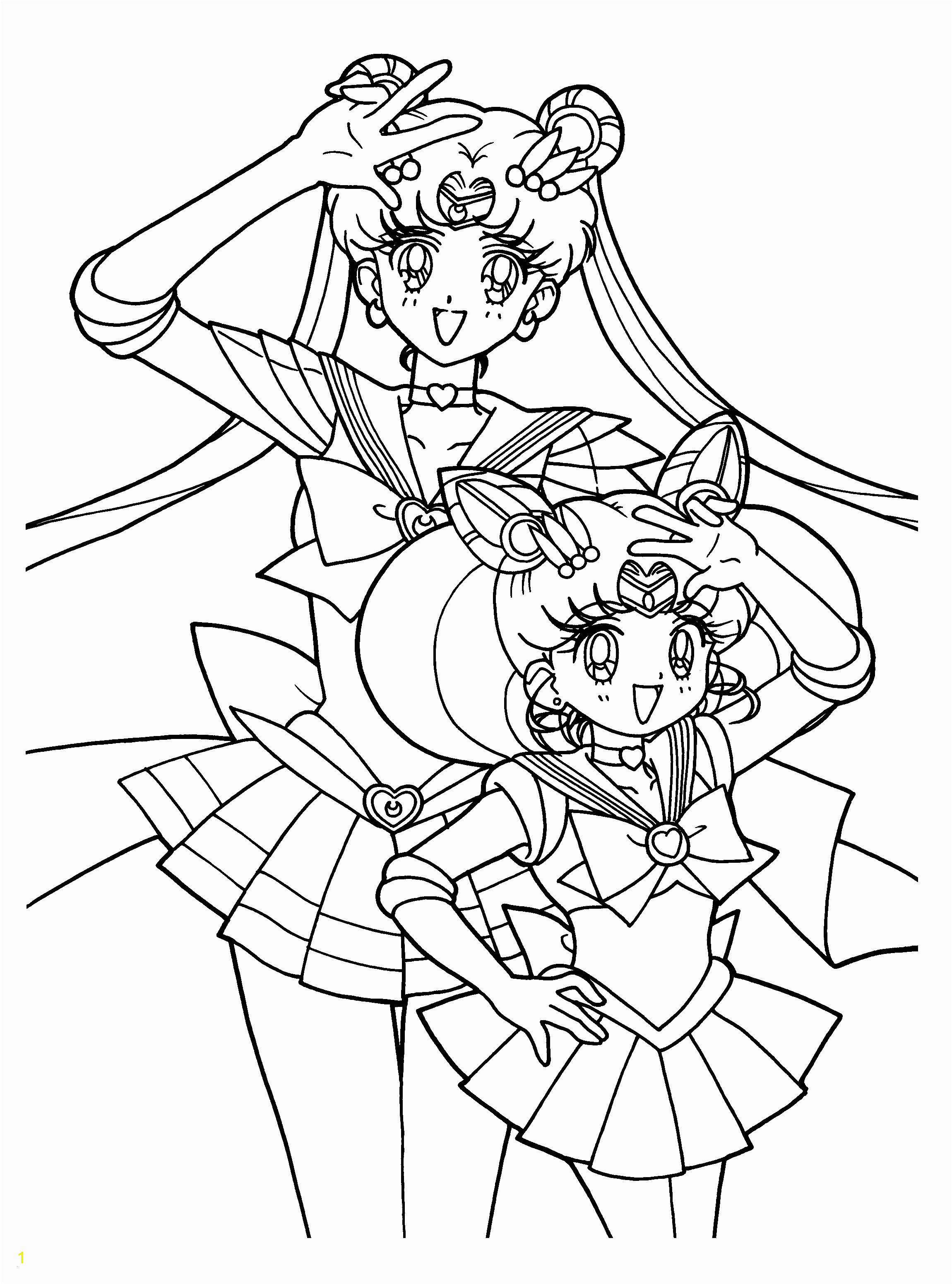 Sailor Mini Moon Coloring Pages Sailor Moon Coloring Pages Great Sailor Moon Coloring Pages