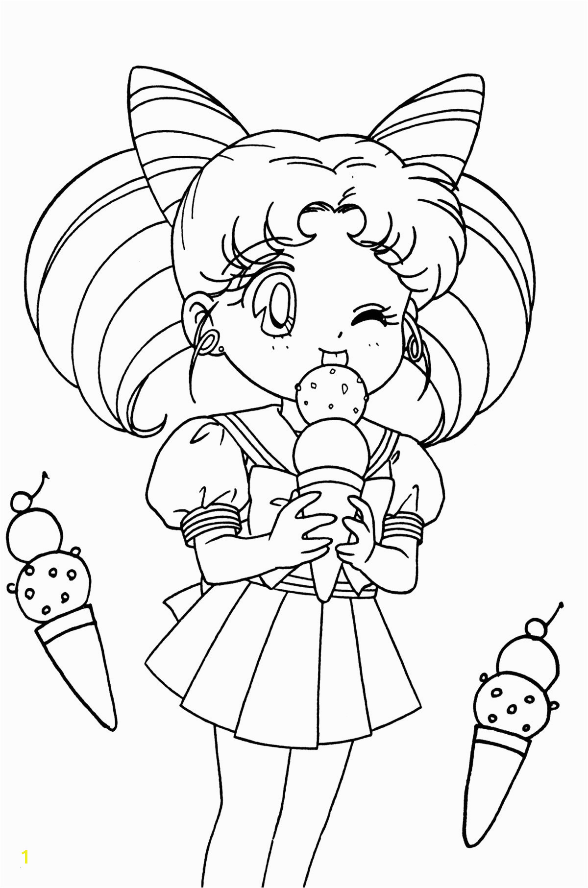 Sailor Mini Moon Coloring Pages Unique Sailor Moon Coloring Pages Letramac