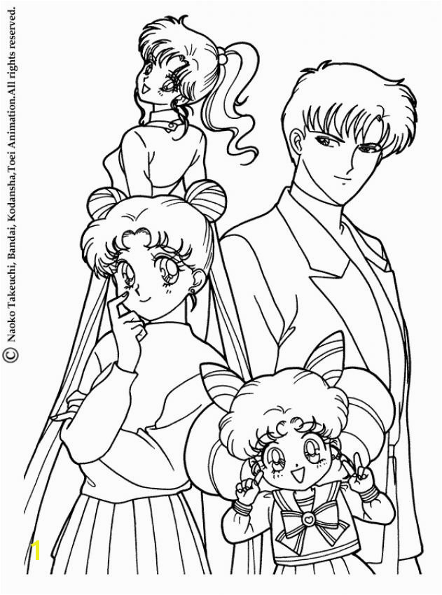 Sailor Moon with a princess dress Sailor Moon Sailor Chibi Moon and co Coloring page MANGA coloring pages