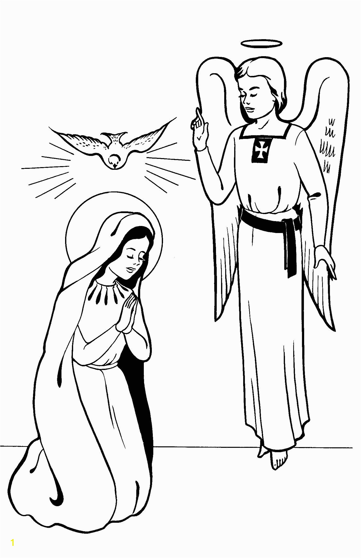 Mary Coloring Pages Printable