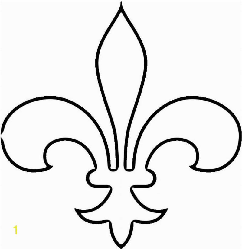 Saints Fleur De Lis Coloring Page Free Free Fleur De Lis Download Free Clip Art Free Clip Art