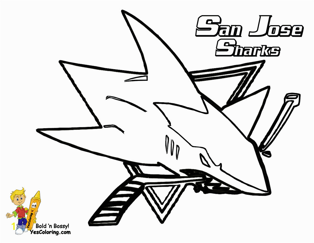 Vancouver Canucks Coloring Pages New Sensational Boston Bruins Hockey Coloring Pages San Jose Sharks Page