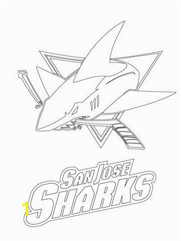 San Jose Sharks Coloring Pages San Jose Sharks Sharks