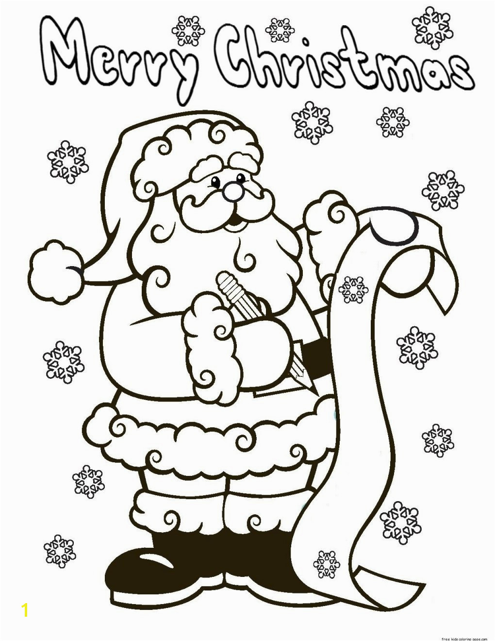 Free Download · Christmas Gift Coloring Page Luxury Awesome Santa Claus Coloring Sheet Design