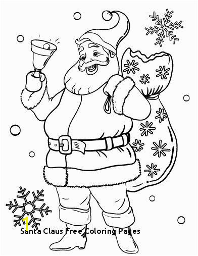 Santa Coloring Pages Printable Free Related Post